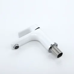 Robinet Lave-Mains|Bernstein Robinet mitigeur pour vasque ou lavabo 4024CW chromé blanc