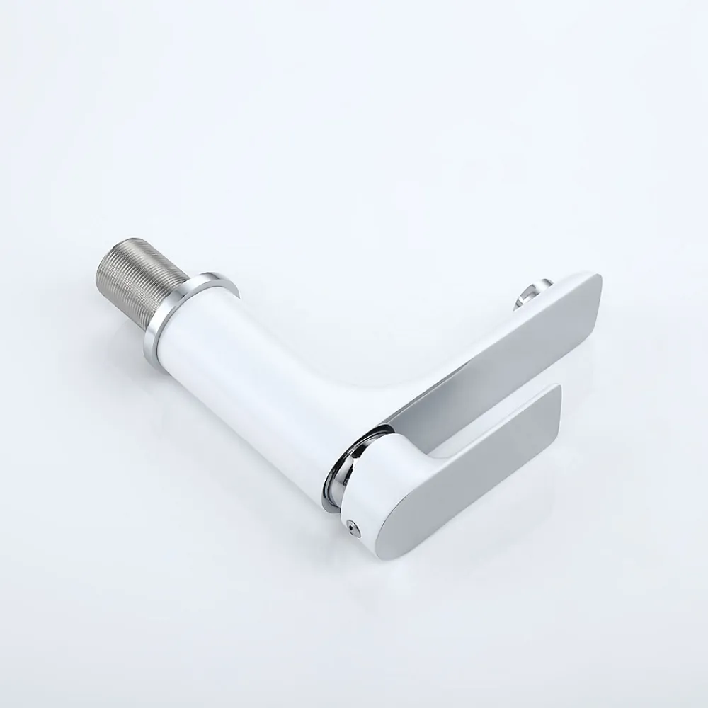Robinet Lave-Mains|Bernstein Robinet mitigeur pour vasque ou lavabo 4024CW chromé blanc