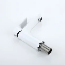 Robinet Lave-Mains|Bernstein Robinet mitigeur pour vasque ou lavabo 4024CW chromé blanc