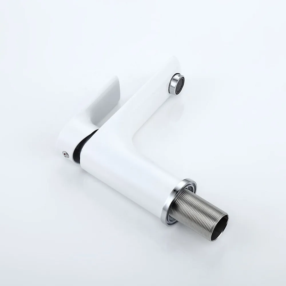 Robinet Lave-Mains|Bernstein Robinet mitigeur pour vasque ou lavabo 4024CW chromé blanc