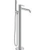 Sanycces Robinet mitigeur sur pied LOOP pour baignoire Chrome