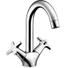 Hansgrohe Robinet mélangeur de lavabo chromé, MySport