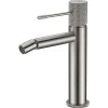Robinet De Bidet|Imex Products Robinet monocommande bidet en laiton finition nickel brosse avec cartouche ceramique