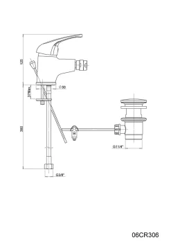 Kiamami Valentina Robinet Monocommande Pour Bidet Chrome - Future