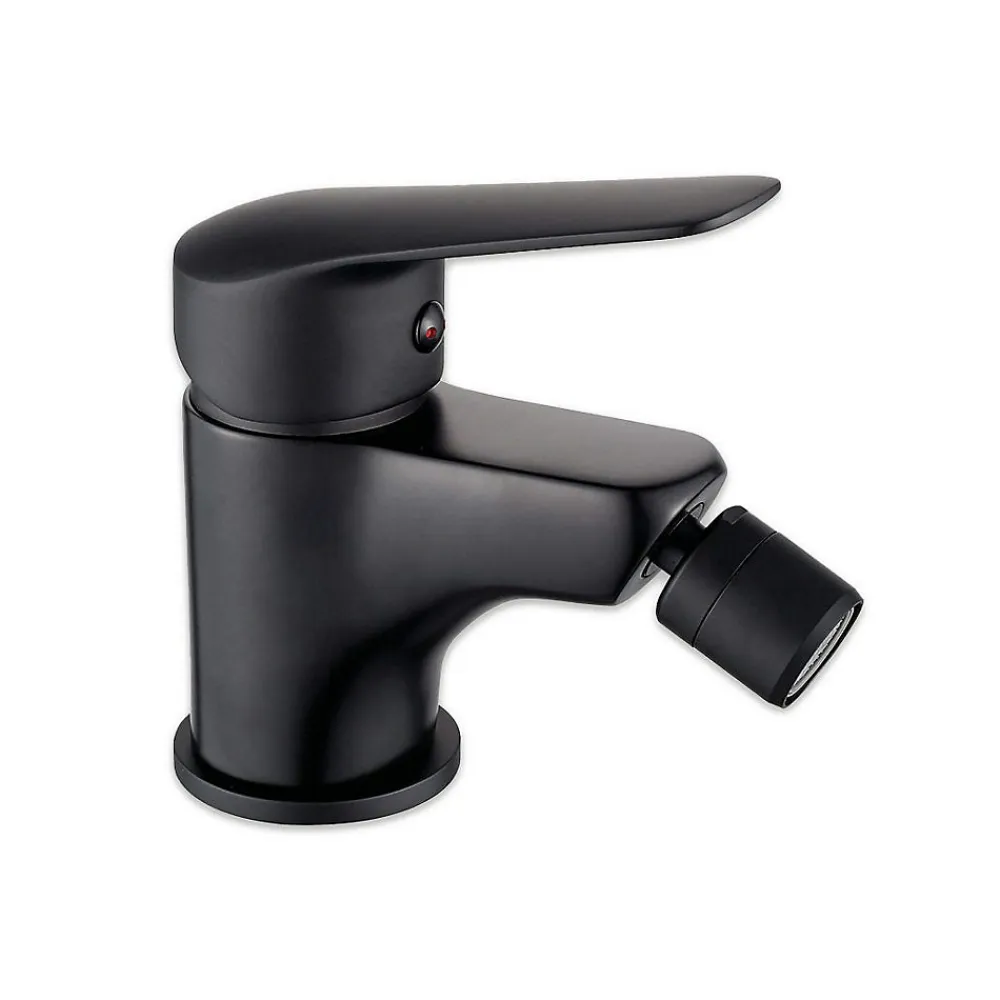 Kiamami Valentina Robinet Monotrou Bidet Noir Mat - Bormio