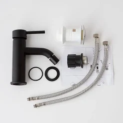 Robinet De Bidet|Kiamami Valentina Robinet Monotrou Pour Bidet Noir Mat - Fassa