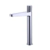 Robinet Lave-Mains|Bernstein Robinet pour lavabo vasque et évier design en laiton peu bruyant et avec aérateur économie d'eau - H. 31cm - Chrome