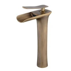 Robinet Lave-Mains|Kroos Robinet pour vasque antique laiton finition bronze