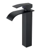 Robinet Lavabo Et Vasque|Auralum Max Robinet Salle de Bain Cascade Moderne, Mitigeur de Lavabo - Sortie Douce Sans Éclaboussures