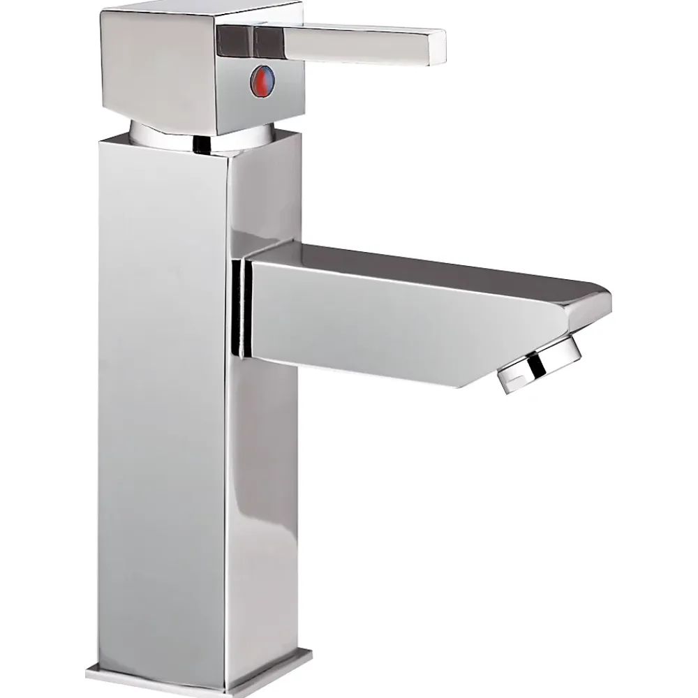 Robinet Lavabo Et Vasque|Autres Robinet salle de bain design mitigeur de lavabo chromé à économie d'eau vidage complet