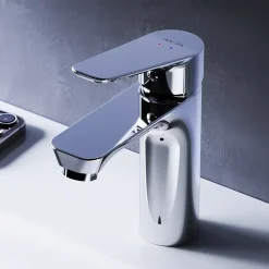 Robinet Lavabo Et Vasque|Am.Pm Europe Robinet Salle de Bain Mitigeur de lavabo, Chromé, Hit taille M, FTA02200 AM.PM