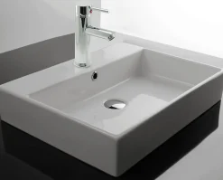 Autres Robinet salle de bain mitigeur de lavabo chromé butée écostop et système vidage