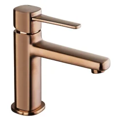 Robinet Lavabo Et Vasque|Invena Robinet Salle de Bain Mitigeur Lavabo Cuivre Bronze Monocommande Glamour