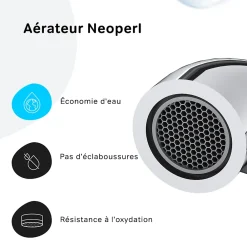 Am.Pm Europe Robinet Salle de Bain Mitigeur de lavabo, Chromé, taille M, FPA02100 AM.PM