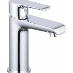 Autres Robinet salle de bain mitigeur de lavabo chromé vidage inclus