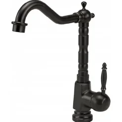 Robinet Lavabo Et Vasque|Rea Robinet Salle De Bain Mitigeur Lavabo Haut Retro Noir Monocommande
