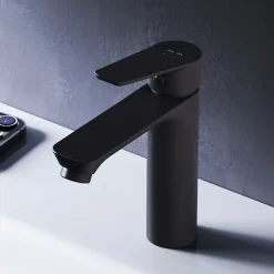 Am.Pm Europe Robinet Salle de Bain Mitigeur lavabo, Noir, taille M, FTA02122 AM.PM