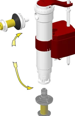 Chasse D'Eau|Dubourgel Robinet universel SX télescopique - Raccord diam : 3/8"