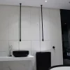 Robinet Lave-Mains|Bernstein Robinetterie pour installation au plafond DROP 135 - longueur 135cm - finition Noir mat