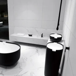 Robinet Lave-Mains|Bernstein Robinetterie pour installation au plafond DROP 135 - longueur 135cm - finition Noir mat