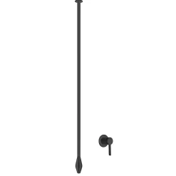Robinet Lave-Mains|Bernstein Robinetterie pour installation au plafond DROP 135 - longueur 135cm - finition Noir mat