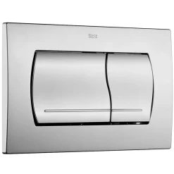 Roca Plaque de commande ACTIVE 52-B double touche Chromé mat (A8901150B2)