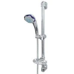Colonne De Douche Thermostatique|Rousseau Barre de douche + douchette sans robinet Heko - Chromé