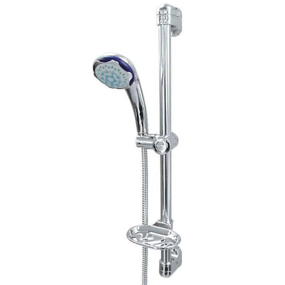 Colonne De Douche Thermostatique|Rousseau Barre de douche + douchette sans robinet Heko - Chromé