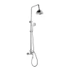 Rousseau Colonne de douche avec robinet mitigeur mecanique Retro - Chrome