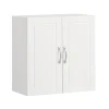 Armoire De Salle De Bains|Meuble De Salle De Bains Faible Profondeur|Sobuy Salle de Bain Suspendue Placard Commode Murale, 2 Portes, FRG231-W,