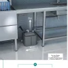 Watermatic Sanibroyeur pompe de relevage intégrée pour usage intensif 4 entrées pour restaurant (bac à graisse obligatoire) VD500