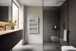 Carrera Sèche serviette électrique Alani blanc + soufflerie 1500W