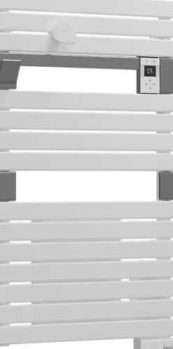 Sèche-Serviettes Soufflant|Sauter Sèche serviette électrique Asama II blanc + soufflerie 1500W
