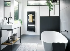 Sèche-Serviettes Électrique|Sauter Sèche serviette électrique Asama II noir 750W