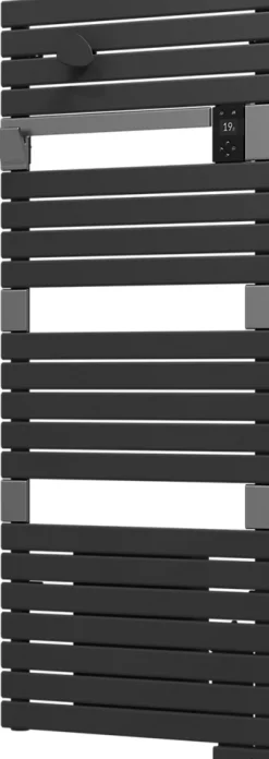 Sauter Sèche serviette électrique Asama II anthracite + soufflerie 1750W