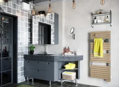 Sauter Sèche serviette électrique Asama II cappuccino + soufflerie 1500W