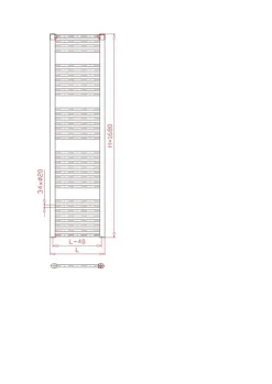 Sèche-Serviettes Électrique|Siko Sèche serviette Thermal Trend blanc 168x60 cm (KD6001680)