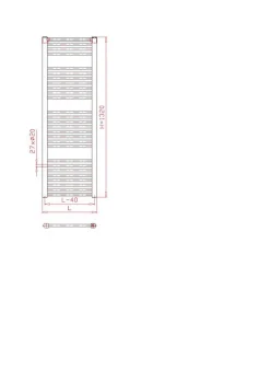 Sèche-Serviettes Électrique|Siko Sèche serviette Thermal Trend blanc 132x45 cm (KD4501320)