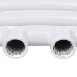 Sèche-Serviettes Eau Chaude|Vidaxl Sèche Serviettes Chauffage Central Incurvé 500x764mm + Connecteurs