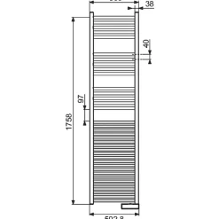 Sèche-Serviettes Électrique|Acova Sèche-serviette Atoll Spa - 1000 W -
