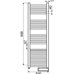 Sèche-Serviettes Électrique|Acova Sèche-serviette Atoll Spa - 500 W -