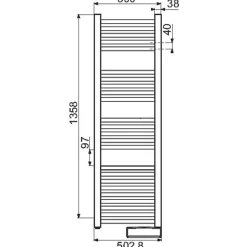 Acova Sèche-serviette Atoll Spa -750 W -