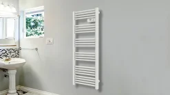 Sèche-Serviettes Électrique|Carrera Sèche-serviette Etroit 600W blanc