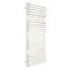 Sèche-Serviettes Eau Chaude|Matisere Sèche-serviette eau chaude blanc de 870mm de haut et 600mm de large - 733 Watt - QUA870/600BZXB
