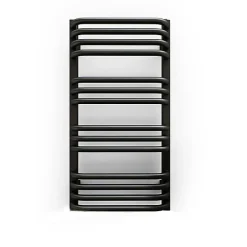 Matisere Sèche-serviette eau chaude noir de 540mm de haut et 500mm de large - 299 Watt - ALE540/500ZXN