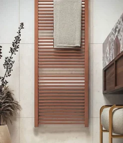 Sèche-Serviettes Eau Chaude|Matisere Sèche-serviette eau chaude cuivré de 710mm de haut et 230mm de large - 186 Watt - MIK710/230SXBCO