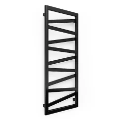 Sèche-Serviettes Eau Chaude|Matisere Sèche-serviette eau chaude noir de 990mm de haut et 600mm de large - 428 Watt - WIN990/600SXN