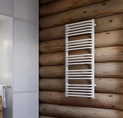Matisere Sèche-serviette eau chaude blanc de 1140mm de haut et 400mm de large - 479 Watt - ALE1140/400SXB