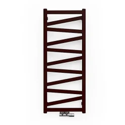 Matisere Sèche-serviette eau chaude noir de 510mm de haut et 400mm de large - 163 Watt - VIP510/400ZXN