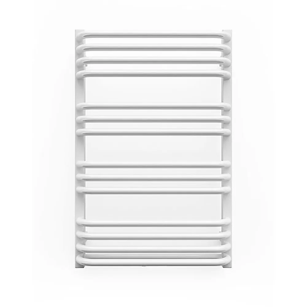 Matisere Sèche-serviette eau chaude blanc de 760mm de haut et 500mm de large - 412 Watt - ALE760/500ZXB